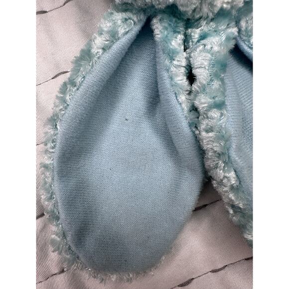 Vintage Bunny Plush PBC International Blue Textured Long Floppy Pink Nose 15” - Picture 6 of 7